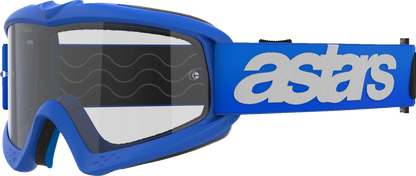 ALPINESTARS GOGGLES, Alpinestars GOGGLES Youth Vision Blaze Blue Clear Lens - Part 5140325-7189