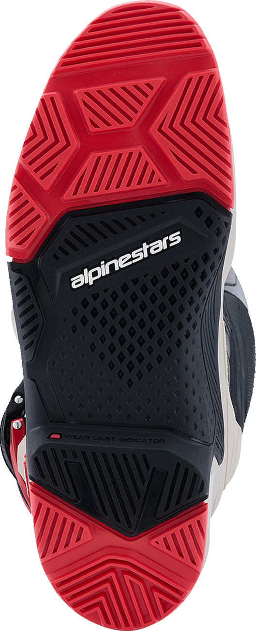ALPINESTARS, Alpinestars Tech 7 Enduro Boots - Black, Light Gray & Bright Red, US 13 - Part Number 2010426-1903-13
