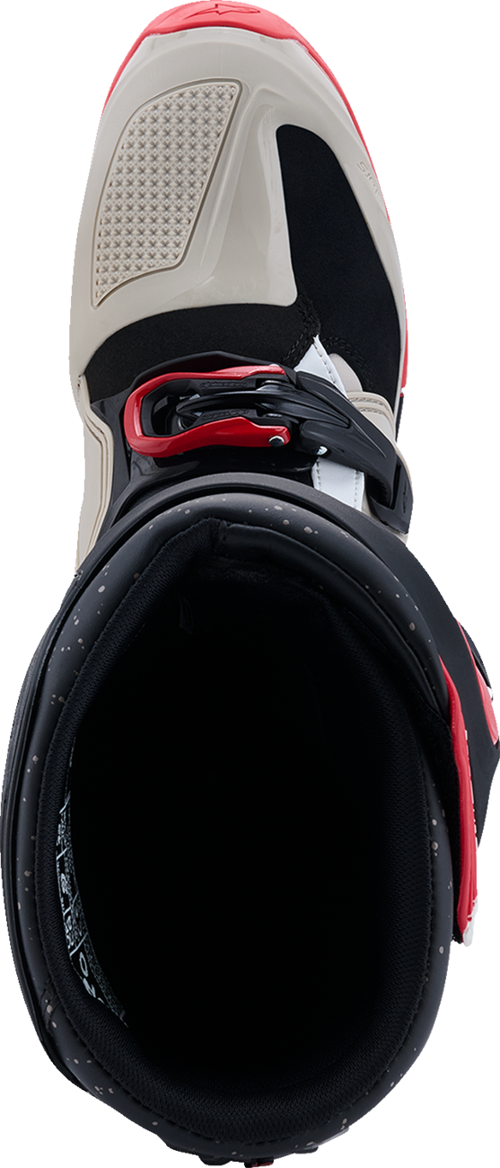 ALPINESTARS, Alpinestars Tech 7 Enduro Boots - Black, Light Gray & Bright Red, US 14 - Part 2010426-1903-14