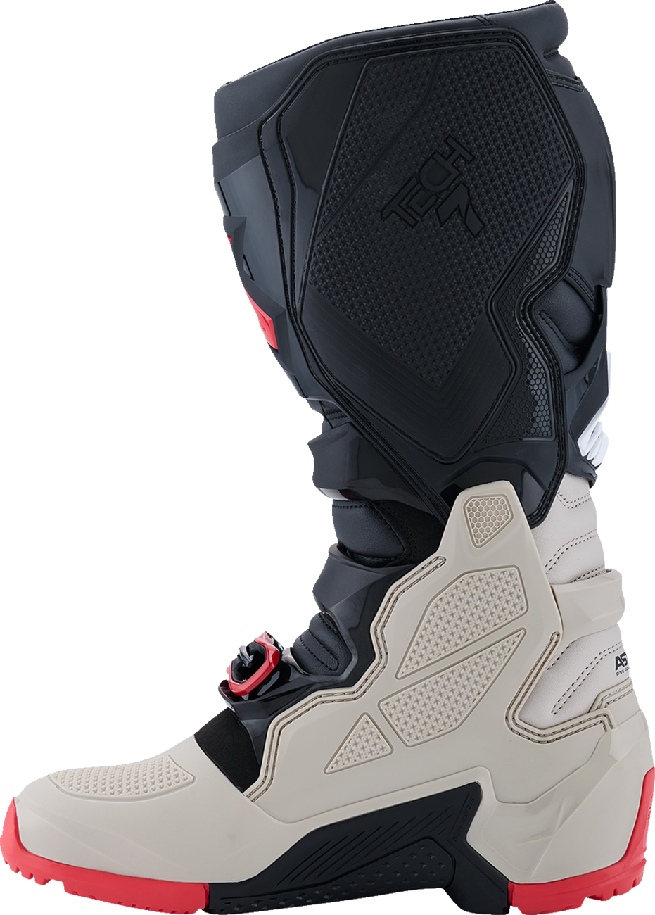ALPINESTARS, Alpinestars Tech 7 Enduro Boots - Black, Light Gray & Bright Red, US 13 - Part Number 2010426-1903-13