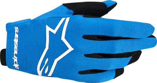 ALPINESTARS, Alpinestars Radar Gloves UCLA Blue/White 2XL - High-Performance Motorcycle Gloves with Touchscreen Compatibility