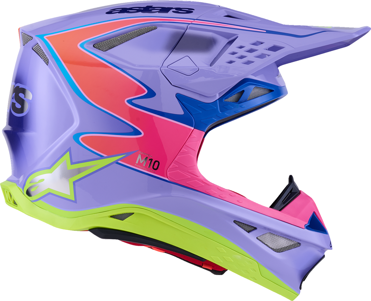 Alpinestars Supertech M10 helmet Jett Lawrence R01 MIPS in XL size, featuring sleek design and advanced safety features.