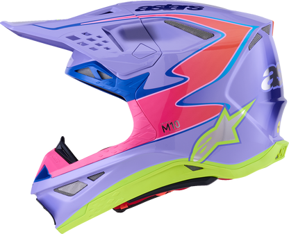 Alpinestars Supertech M10 Jett Lawrence R01 MIPS helmet, medium size, with sleek design and ventilation features.