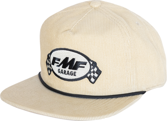 FMF Garage Cord Hat - Natural (Part Number: FA25196903NAT)
