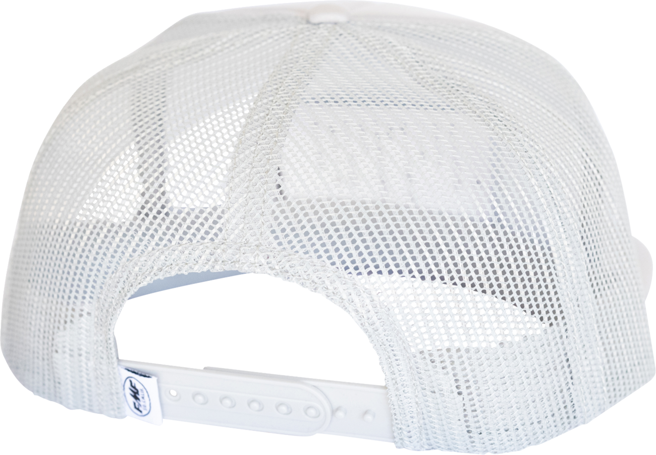 FMF Hauler Hat - Gray FA25196911GRY with Rope Trim and Woven Label
