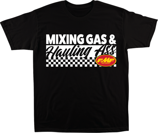 Black FMF Mixin T-Shirt in XL size, made of soft cotton with a premium fit, featuring a casual and comfortable style.