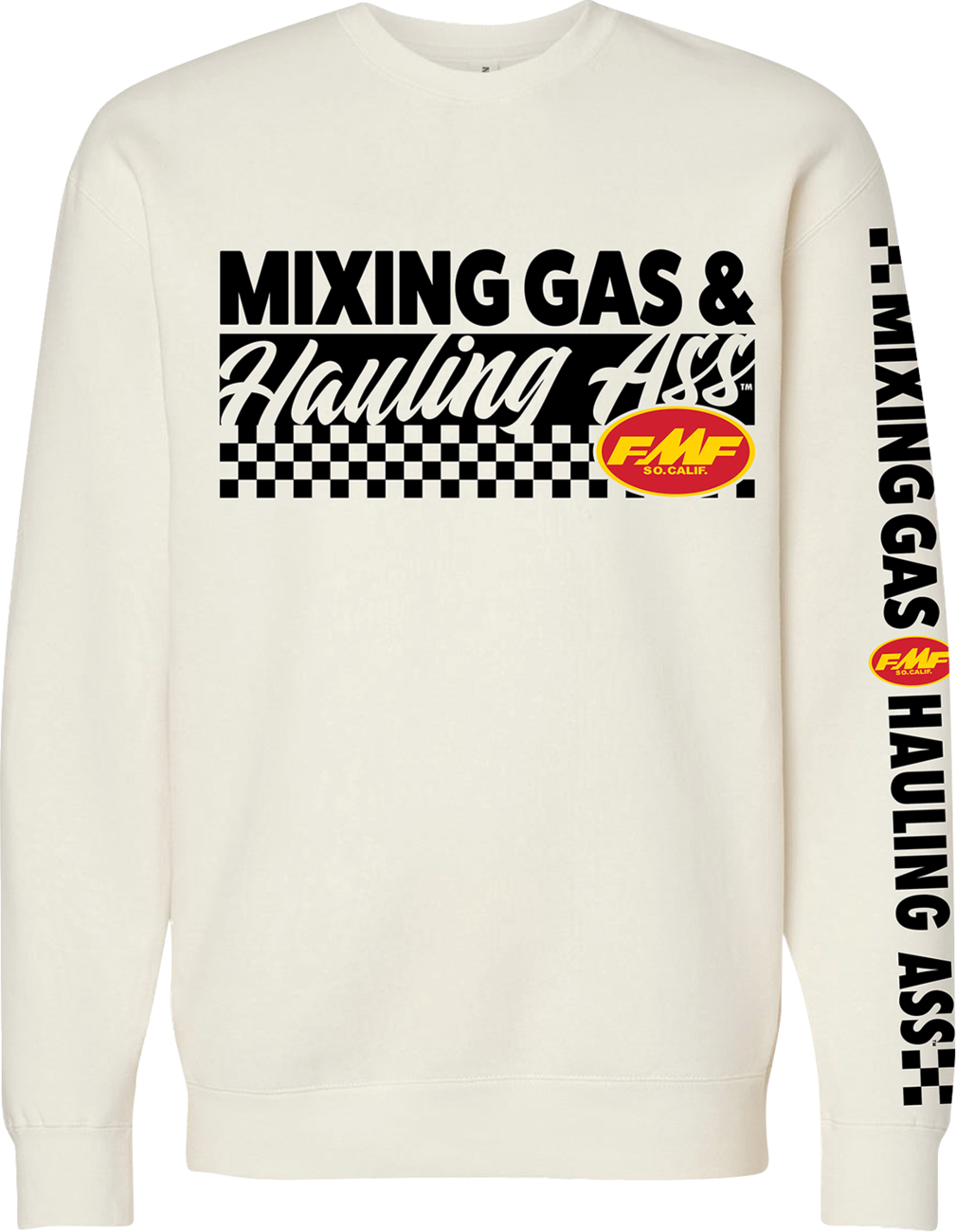 FMF Mixin Crew Fleece - Bone - 2XL FA25121901BON2X