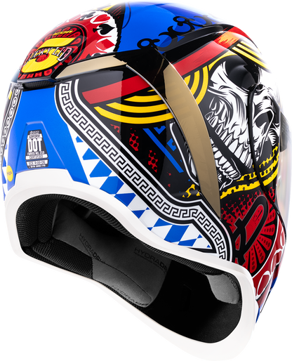 ICON Airform™ Helmet Lucky Lid 5 MIPS® Glory in small size, featuring a sleek design and ventilation openings.