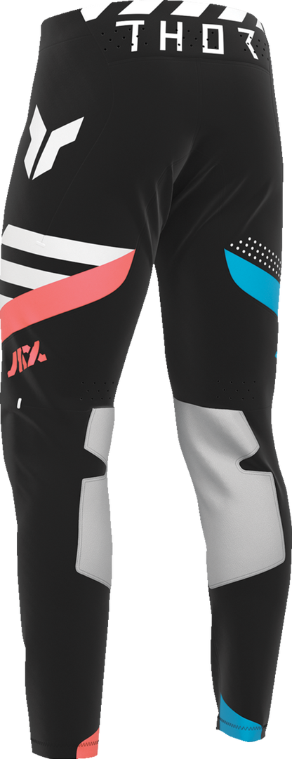 Black THOR Sportmode Synth Pants for men, US 32, with sleek design and sporty fit, shown in the product image.