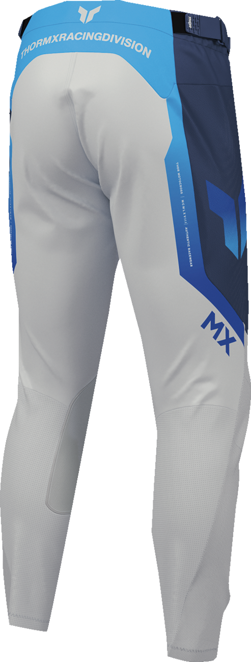 THOR Launchmode Air Raptor motorcycle riding pants in midnight gray, US size 36, featuring ventilation and secure fit.