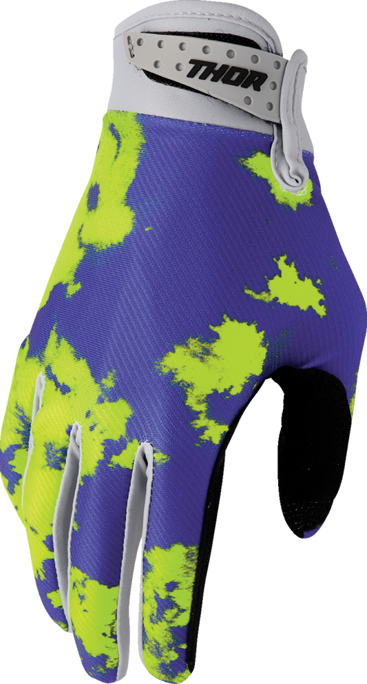 Gray THOR Launchmode bleach gloves in 2XL size, designed for chemical protection and durability.