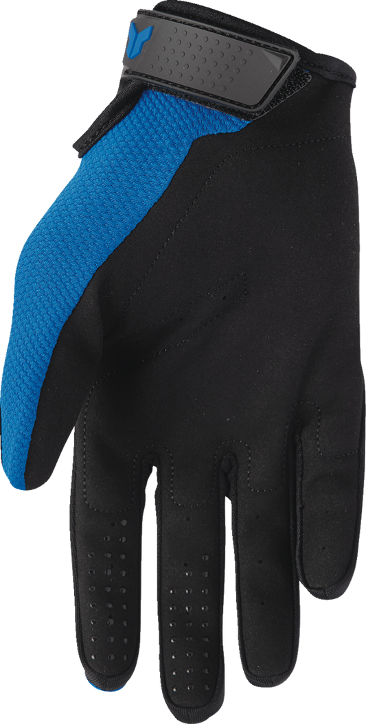 THOR, THOR Youth Ridemode Static Gloves - Blue, Medium (Part #3332-1932)