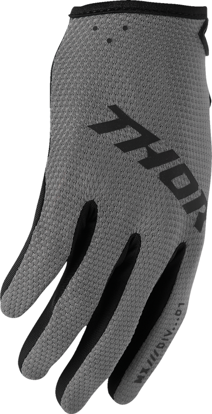 THOR, THOR Women's Ridemode Static Gloves - Gray, Large (Part Number 3331-0302)