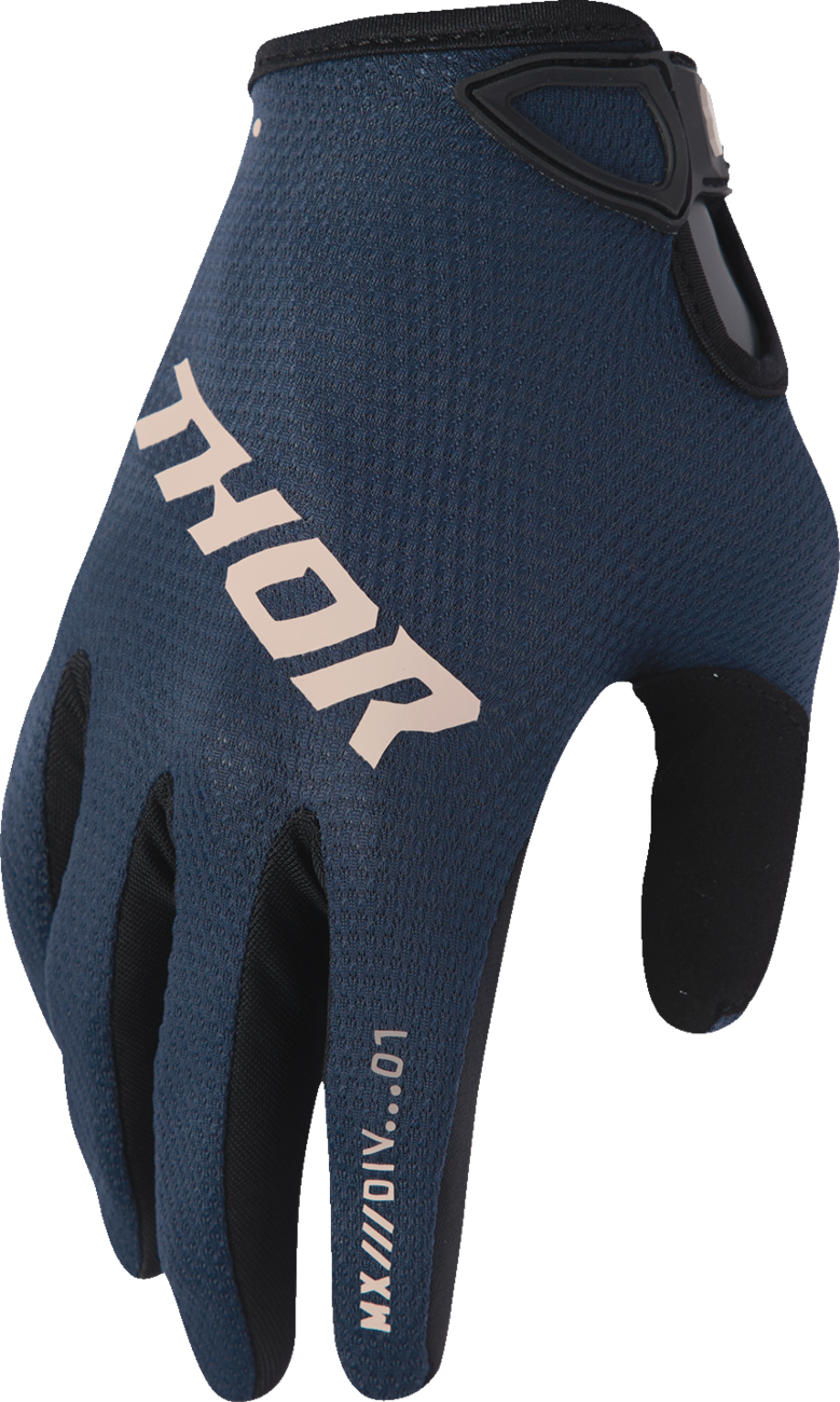 THOR, THOR Women's Ridemode Static Gloves - Midnight, Small (Part No. 3331-0304)