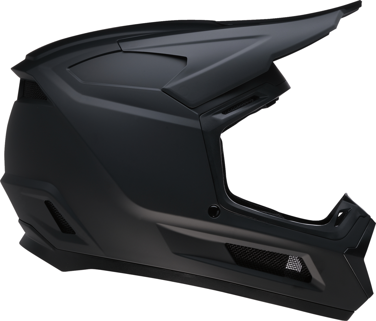 Z1R Youth Dirt Maxx helmet in matte black, large size, off-road motorcycle helmet for kids with ventilation and durable design.