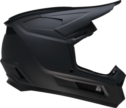 Z1R Youth Dirt Maxx helmet in matte black, large size, off-road motorcycle helmet for kids with ventilation and durable design.
