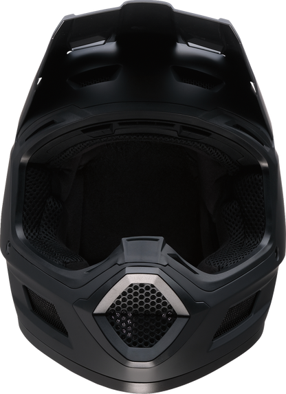 Z1R Youth Dirt Maxx Helmet in matte black with large size, off-road motorcycle helmet designed for kids' dirt biking adventures.