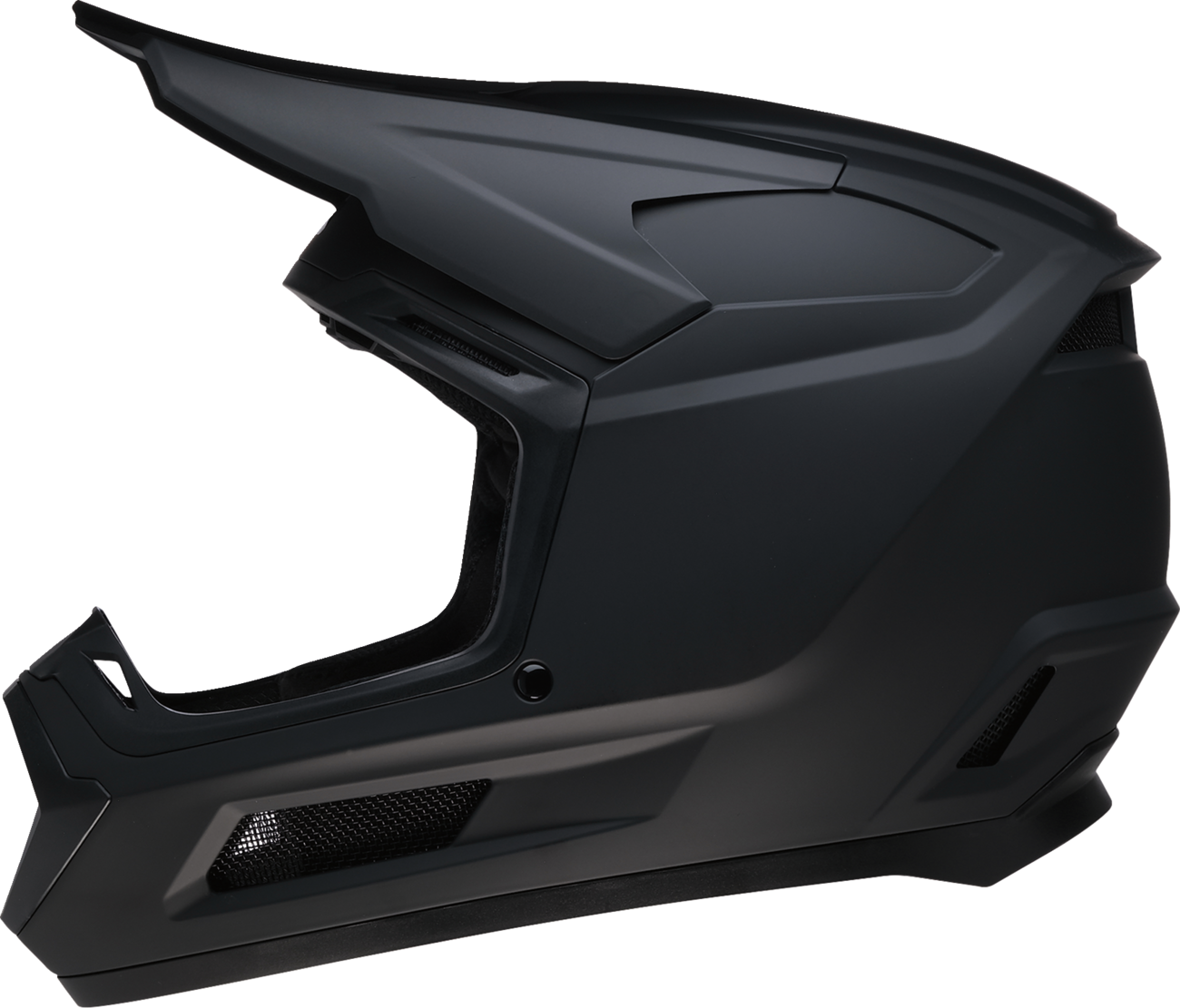 Z1R Youth Dirt Maxx helmet in matte black, large size, off-road motorcycle helmet for kids with ventilation and secure fit.