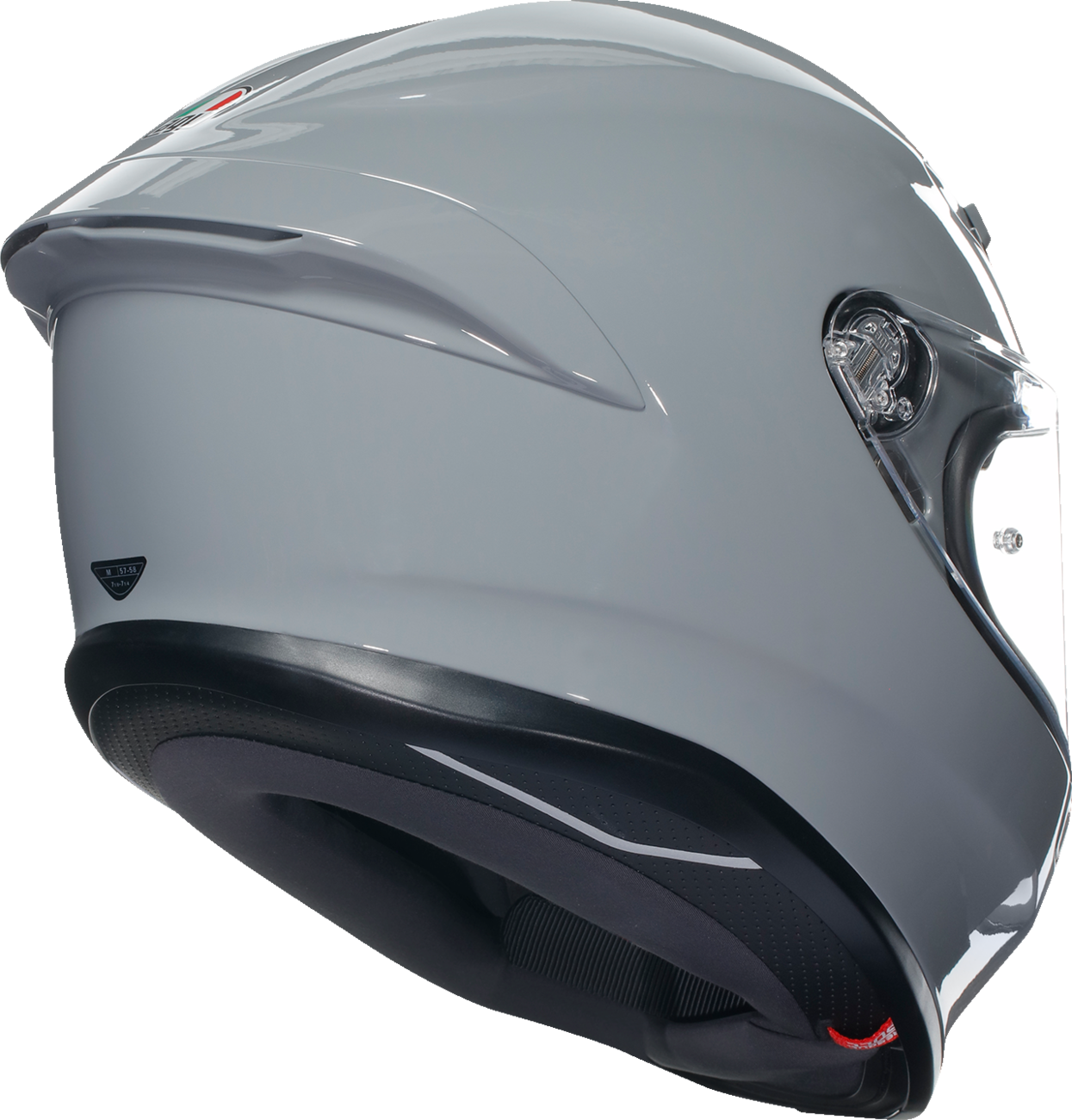 AGV K6 S Helmet Nardo Gray Medium Part 2118395016012M – Lightweight, Aerodynamic Motorcycle Helmet with Advanced Ventilation and Safety Features