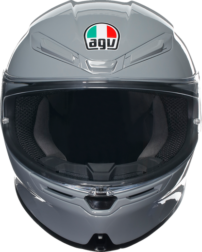 AGV K6 S Helmet Nardo Gray Medium Part 2118395016012M – Lightweight, Aerodynamic Motorcycle Helmet with Advanced Ventilation and Safety Features