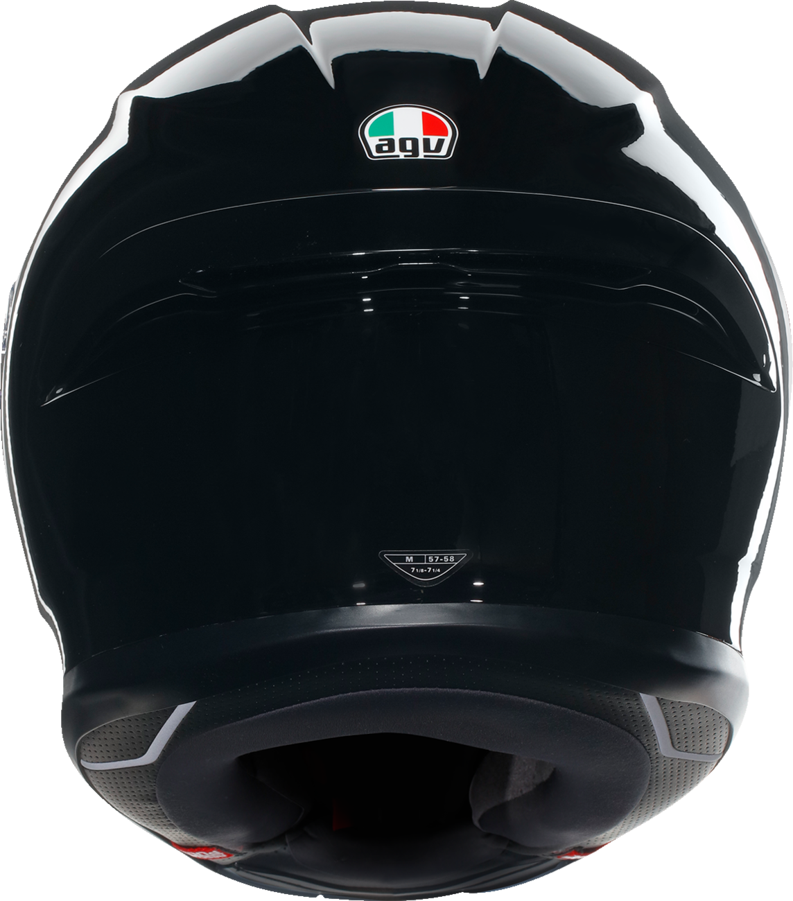 AGV K6 S Helmet in Black – Small, Carbon-Aramid Fiber Shell with Ventilation System