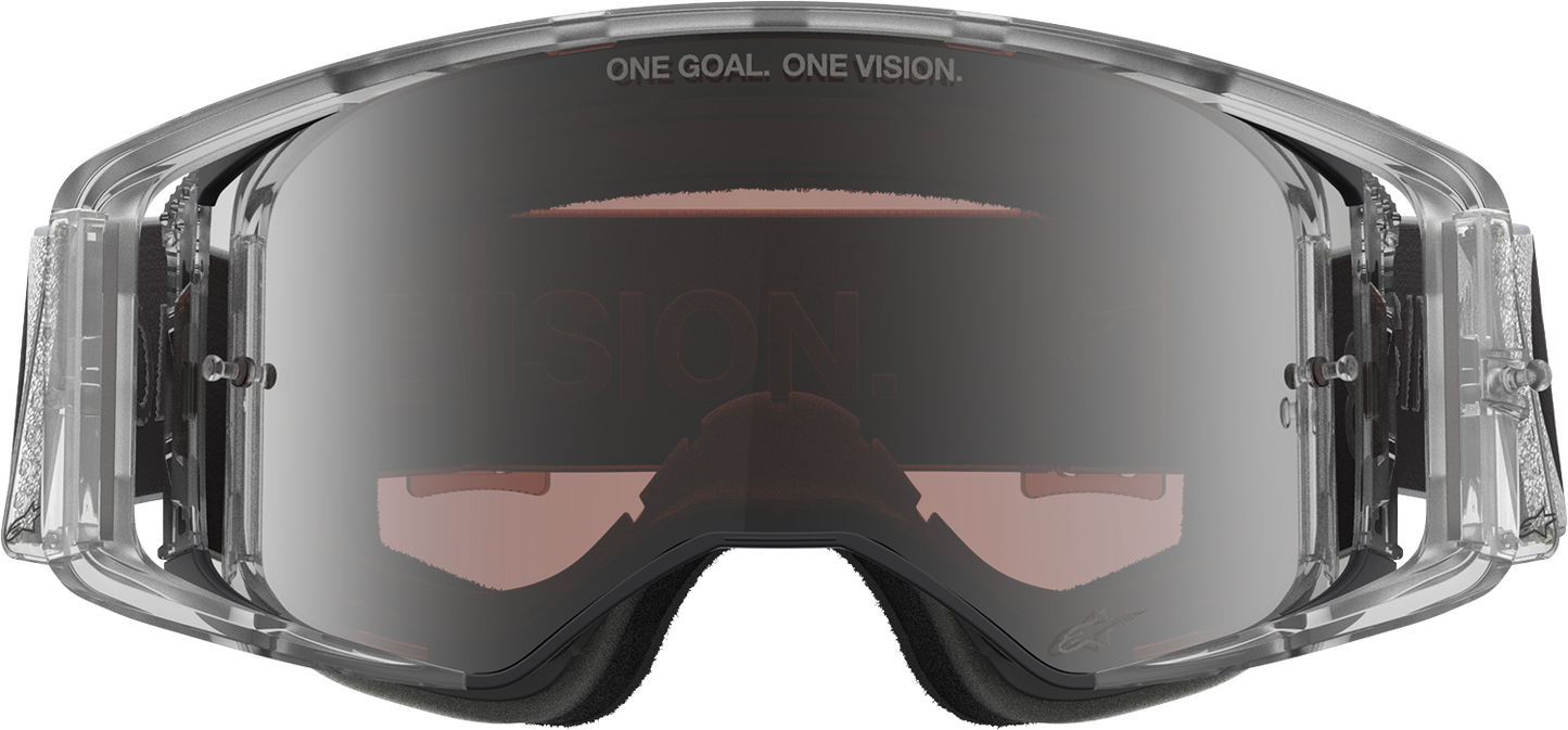 Alpinestars Supertech Goggle Deegan 38 XXV with silver mirror lens, motocross goggles for racing and outdoor riding.