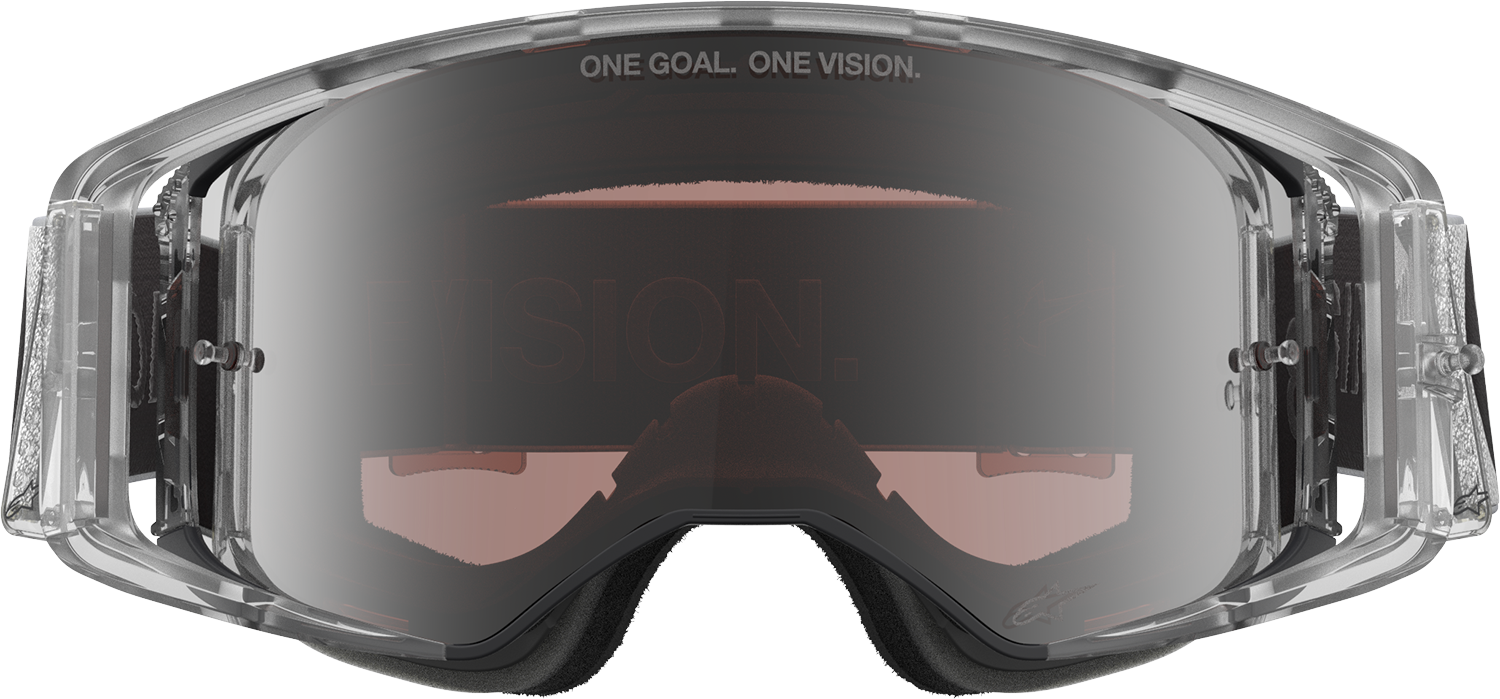Alpinestars Supertech Goggle Deegan 38 XXV with silver mirror lens, motocross goggles for racing and outdoor riding.