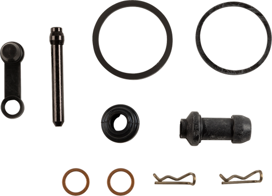 Moose Offroad rear caliper rebuild kit for Husaberg and KTM motorcycles, includes seals and components for brake maintenance.