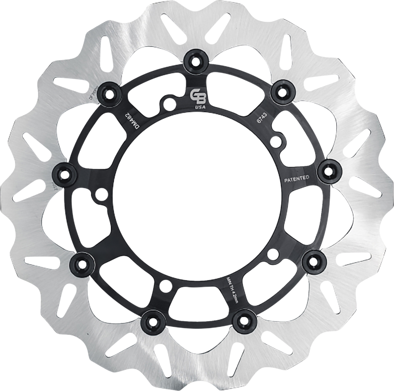 GBRAKES Front GBDU042 Brake Rotor for Sportbikes and V-Twin Builds