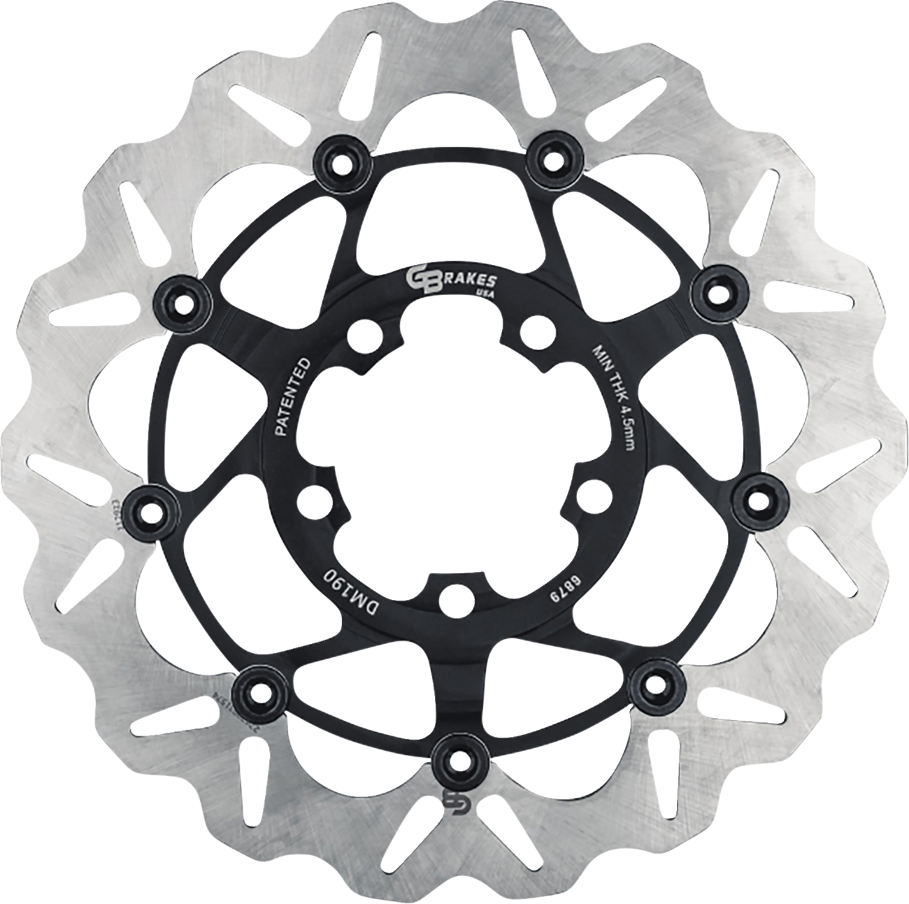 GBRAKES Front GBDU040 Brake Rotor for Sportbikes and V-Twin Cruisers