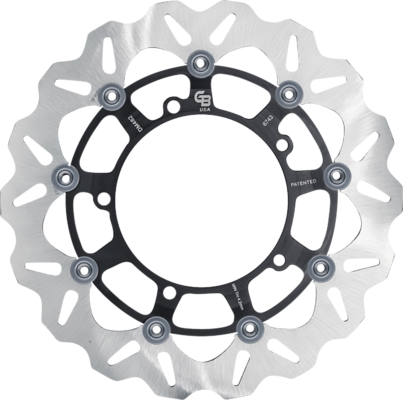 GBRAKES Front GBDU042 Brake Rotor for Sportbikes and V-Twin Builds