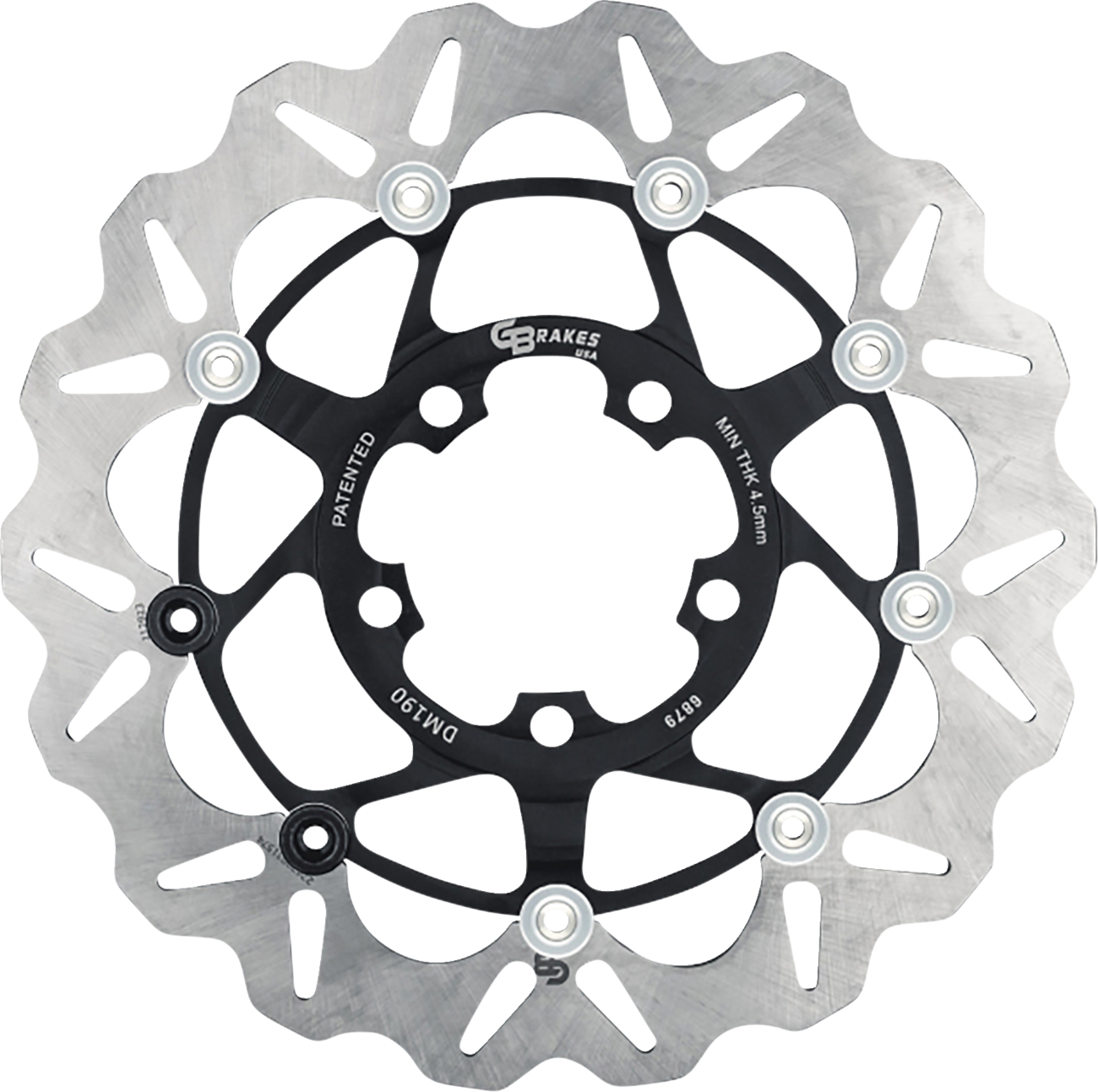 GBRAKES Front GBDU040 Brake Rotor for Sportbikes and V-Twin Cruisers