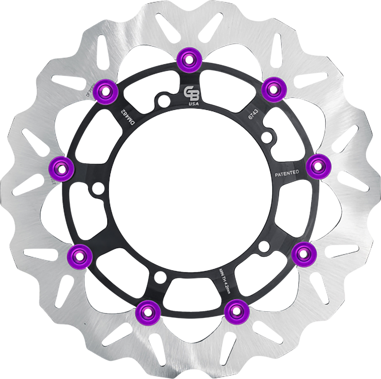 GBRAKES Front GBDU042 Brake Rotor for Sportbikes and V-Twin Builds