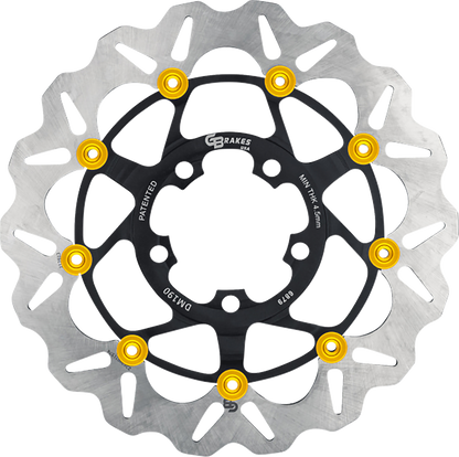 GBRAKES Front GBDU040 Brake Rotor for Sportbikes and V-Twin Cruisers