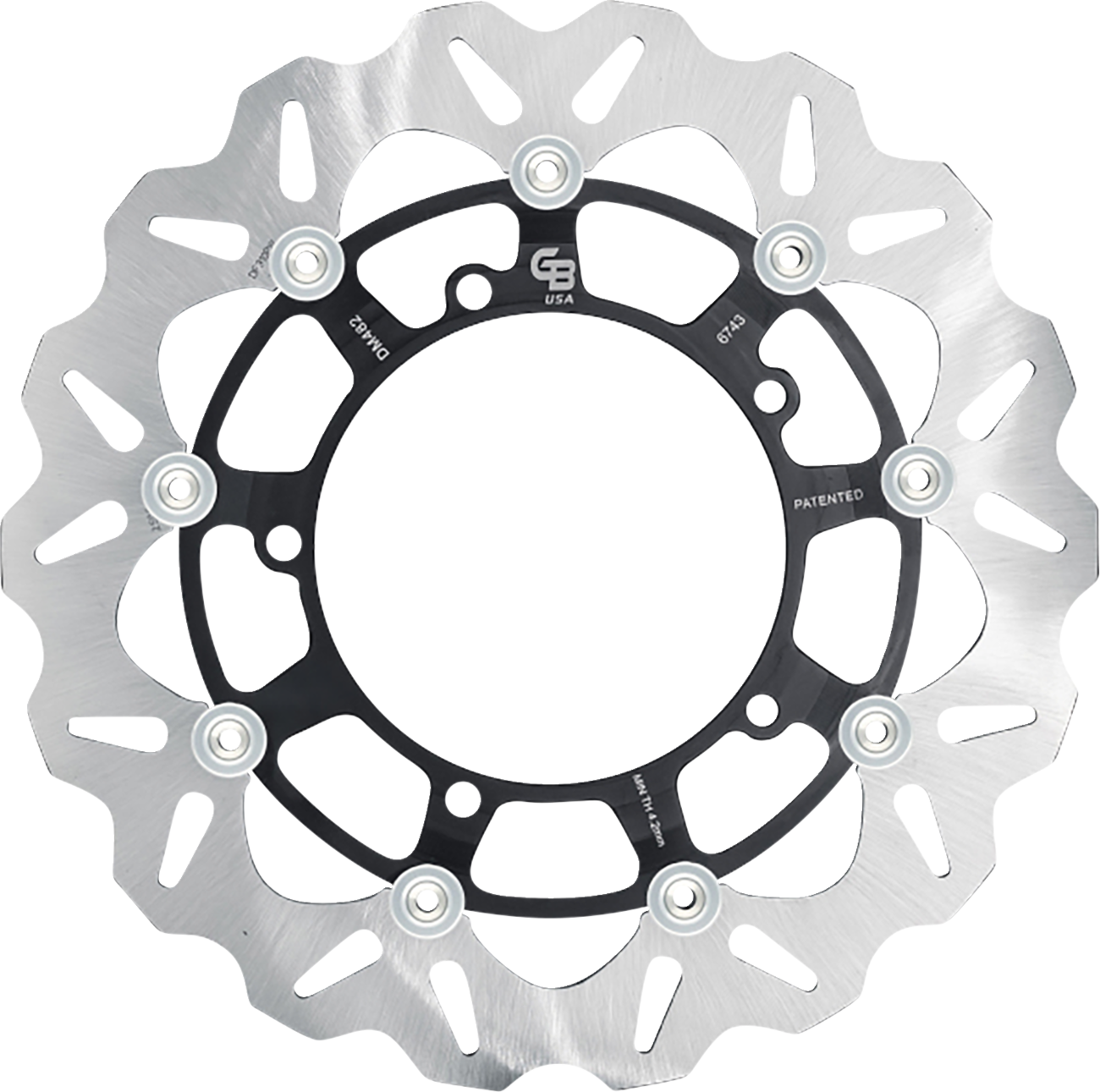 GBRAKES Front GBDU042 Brake Rotor for Sportbikes and V-Twin Builds