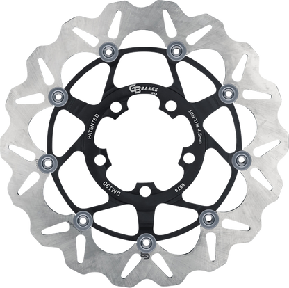 GBRAKES Front GBDU040 Brake Rotor for Sportbikes and V-Twin Cruisers
