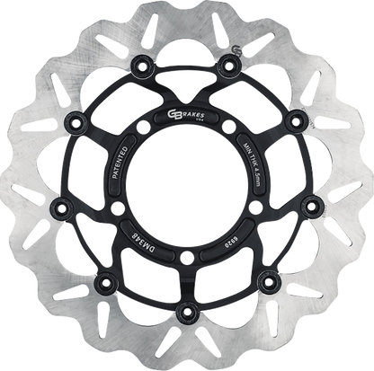 GBRAKES Front GBDU039 Brake Rotor for High-Performance Sportbikes and V-Twin Builds