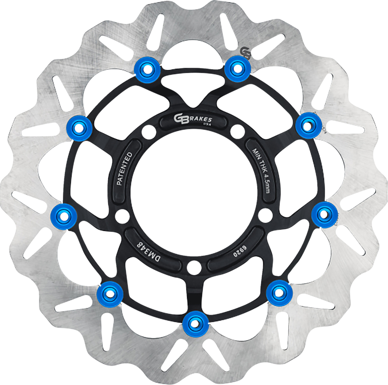 GBRAKES Front GBDU039 Brake Rotor for High-Performance Sportbikes and V-Twin Builds
