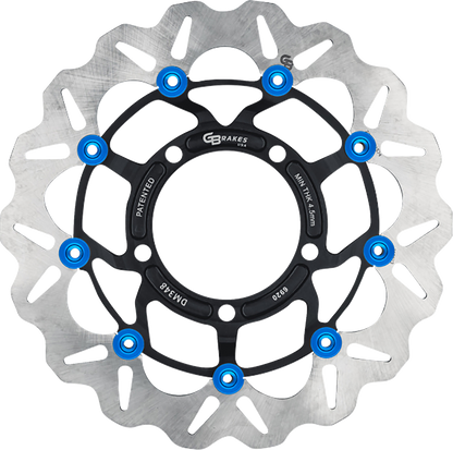 GBRAKES Front GBDU039 Brake Rotor for High-Performance Sportbikes and V-Twin Builds