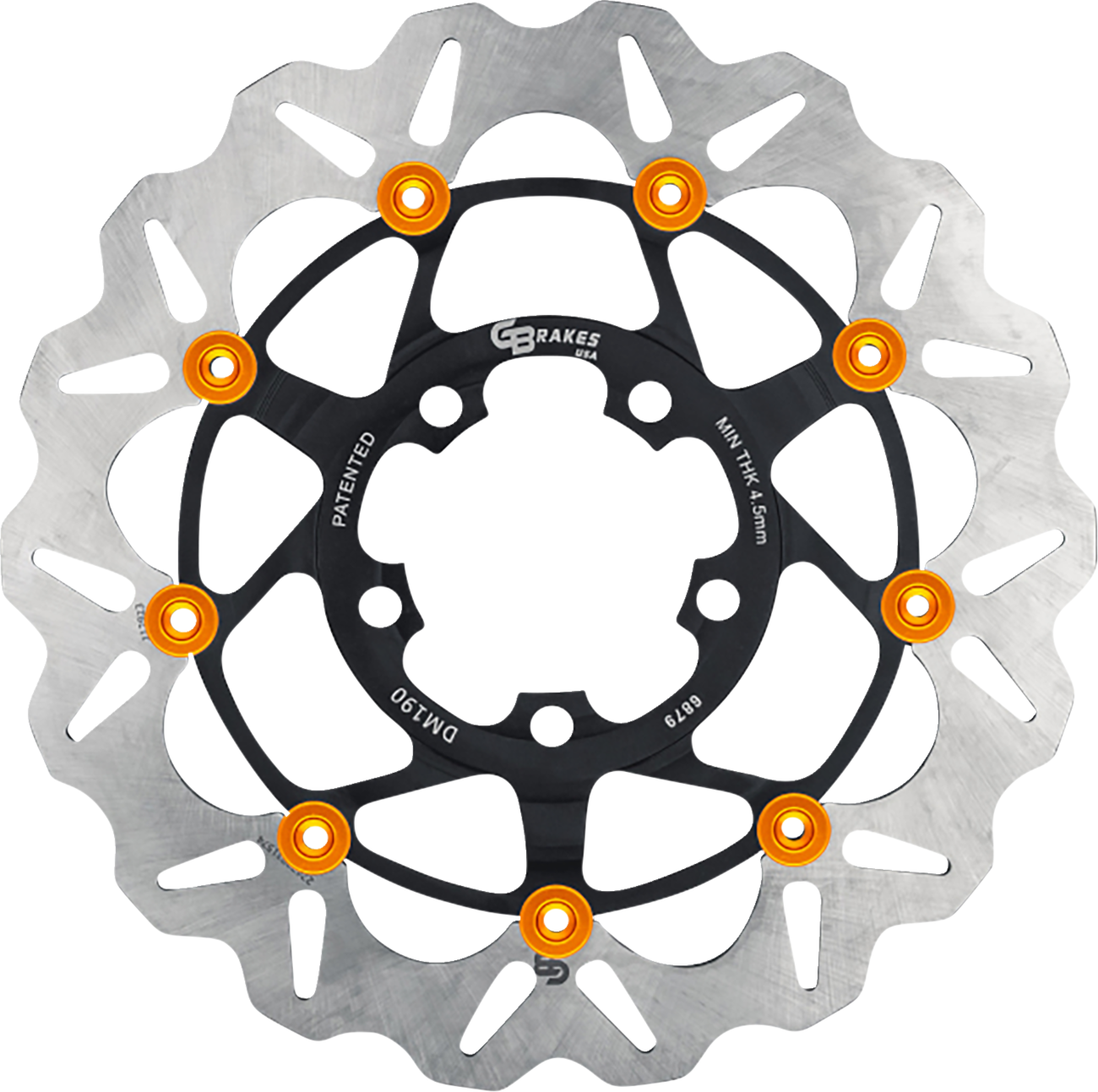 GBRAKES Front GBDU040 Brake Rotor for Sportbikes and V-Twin Cruisers