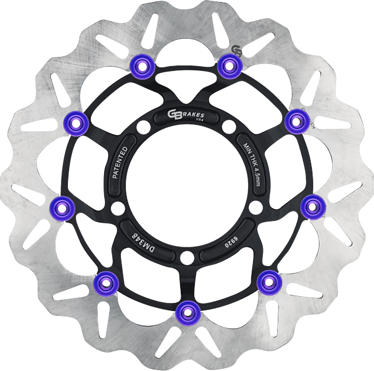 GBRAKES Front GBDU039 Brake Rotor for High-Performance Sportbikes and V-Twin Builds