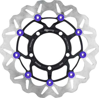 GBRAKES Front GBDU039 Brake Rotor for High-Performance Sportbikes and V-Twin Builds