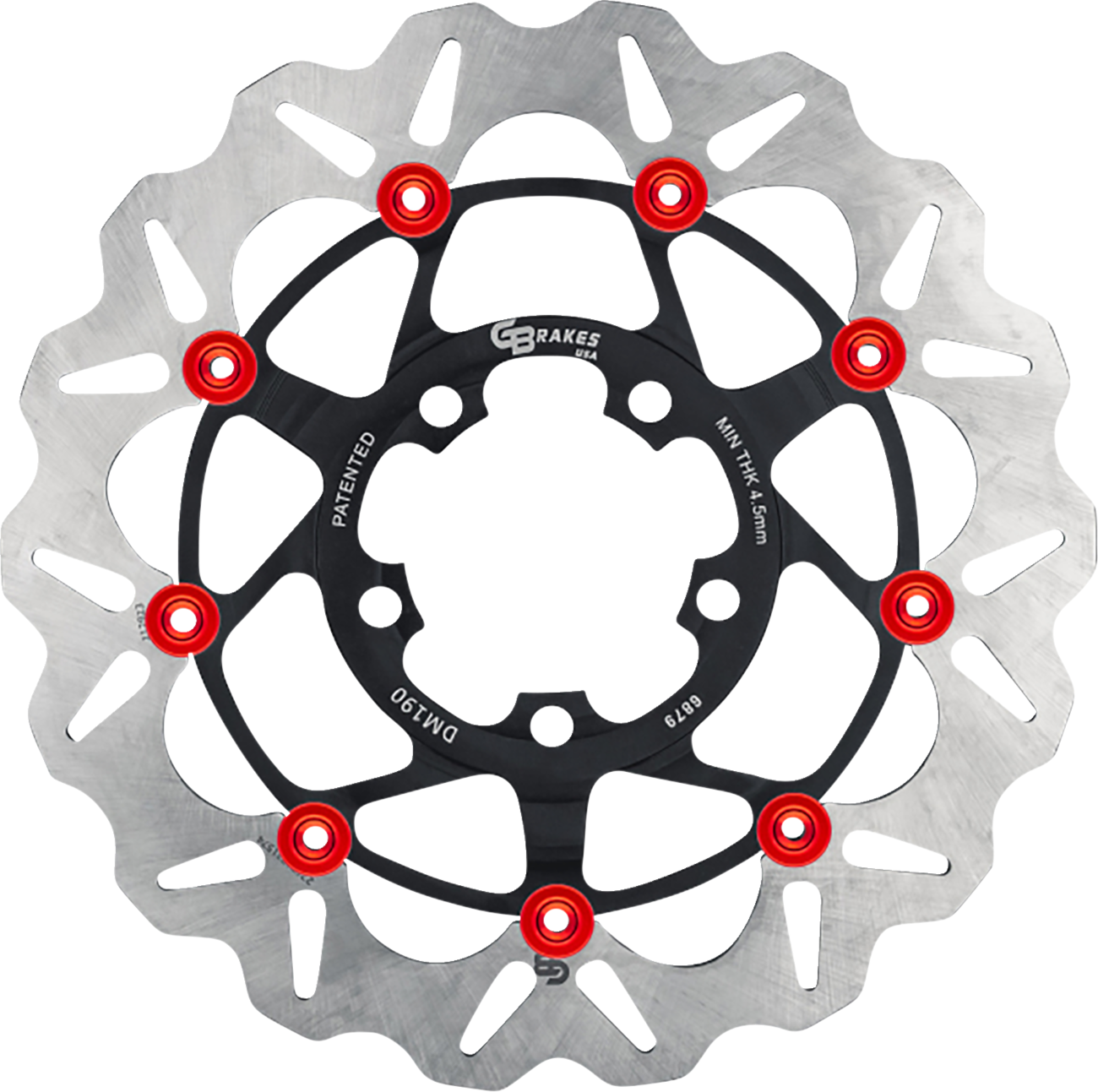 GBRAKES Front GBDU040 Brake Rotor for Sportbikes and V-Twin Cruisers