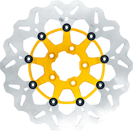 GBRAKES Front Gold Brake Rotor GBDU005 - High-Performance 420 High-Carbon Steel