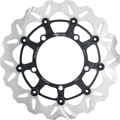 GBRAKES Front GBDU038 Brake Rotor for High-Performance Sportbikes and V-Twin Builds