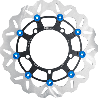 GBRAKES Front GBDU038 Brake Rotor for High-Performance Sportbikes and V-Twin Builds