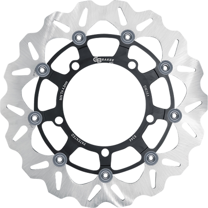 GBRAKES Front GBDU038 Brake Rotor for High-Performance Sportbikes and V-Twin Builds