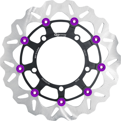 GBRAKES Front GBDU038 Brake Rotor for High-Performance Sportbikes and V-Twin Builds