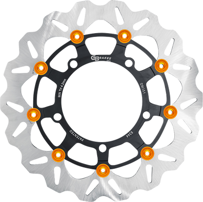 GBRAKES Front GBDU038 Brake Rotor for High-Performance Sportbikes and V-Twin Builds