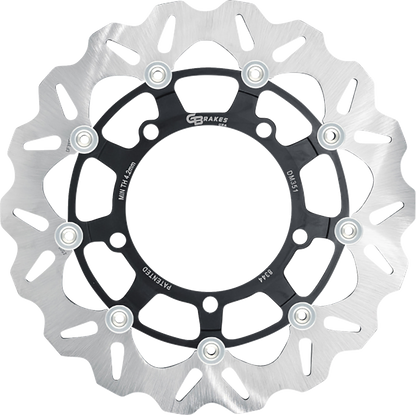 GBRAKES Front GBDU038 Brake Rotor for High-Performance Sportbikes and V-Twin Builds